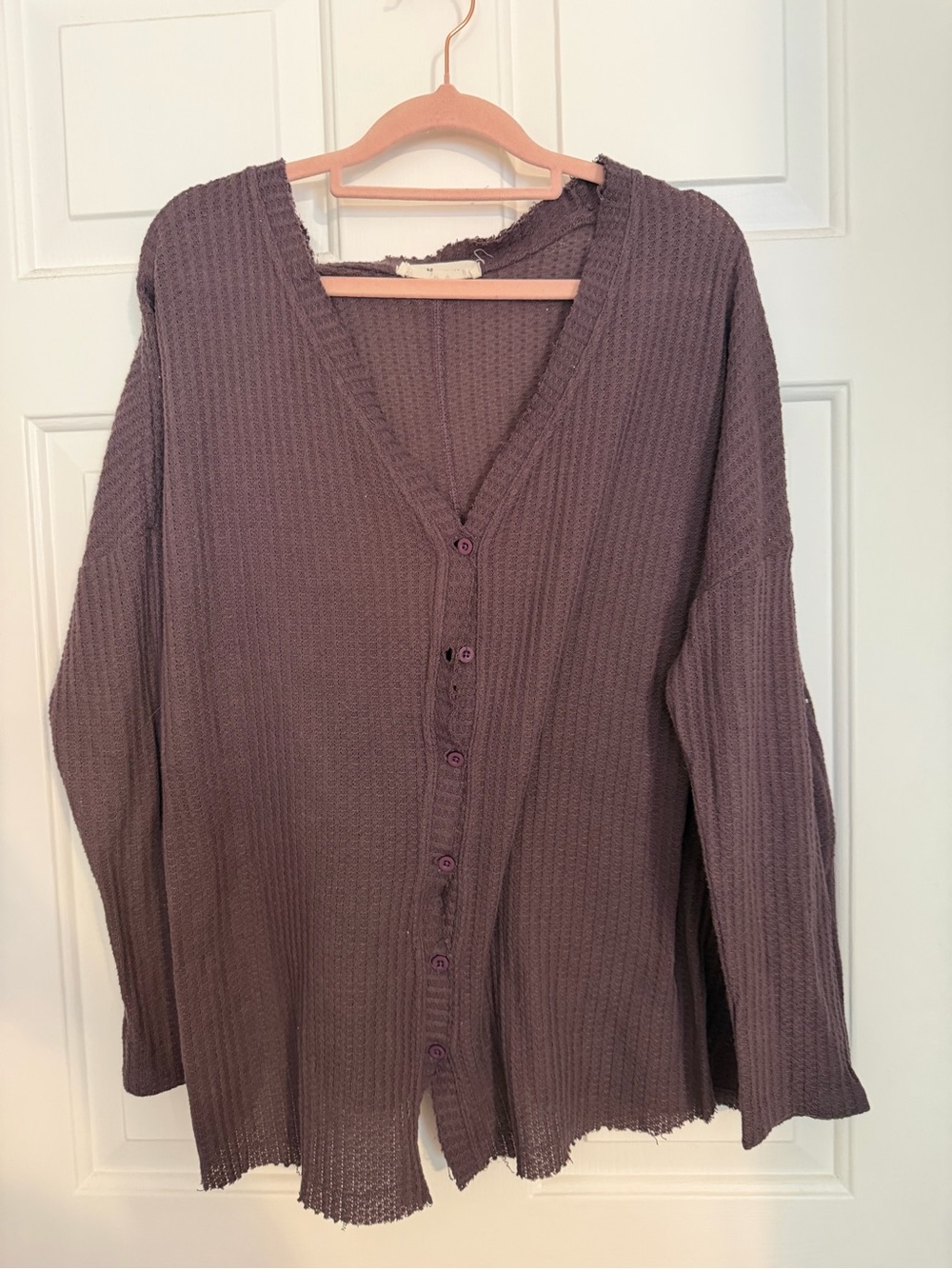 Molly Green V-Neck Button Front Women's Sweater Cardigan